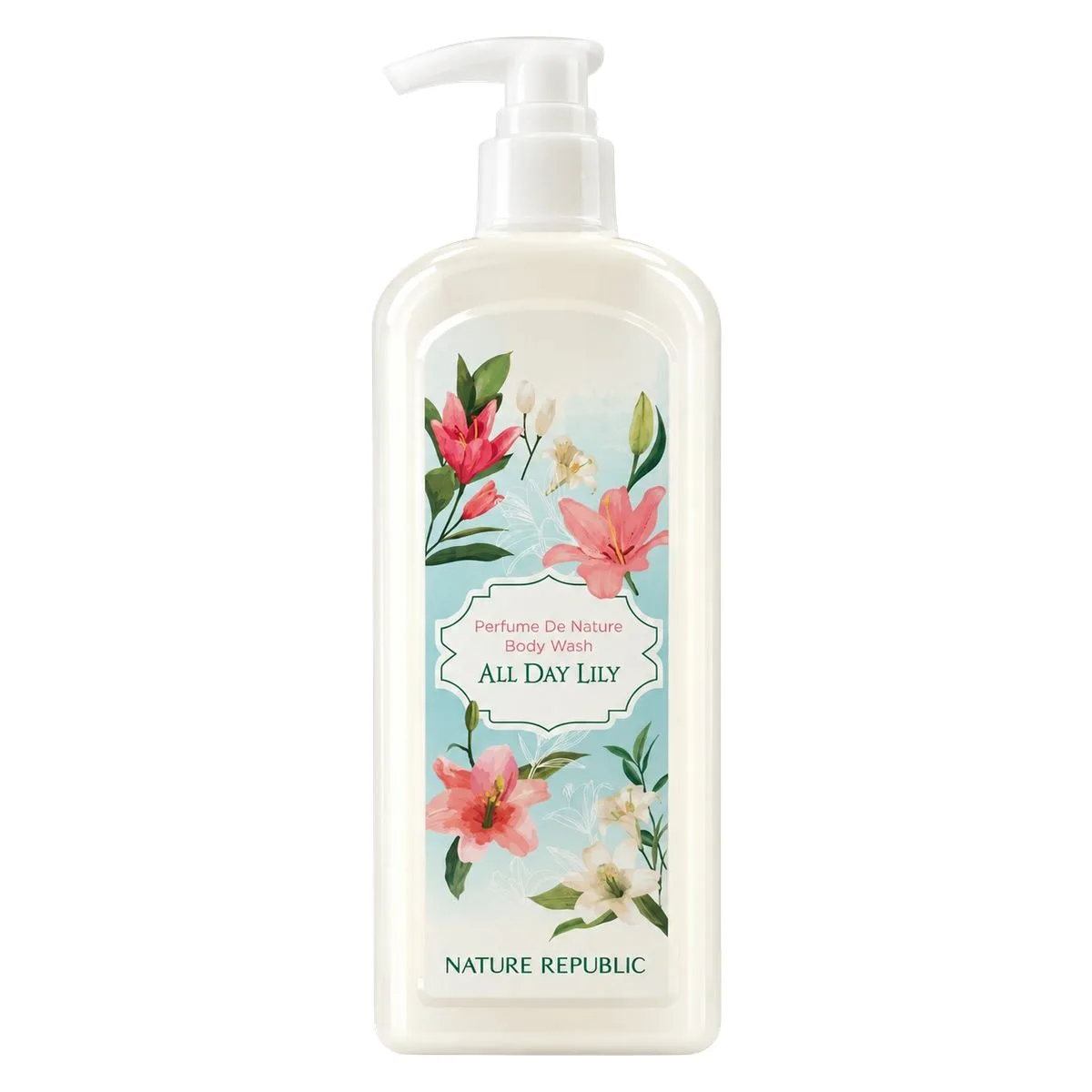 Nature Republic Perfume De Nature Body Oil Wash Allday Lily 345ml