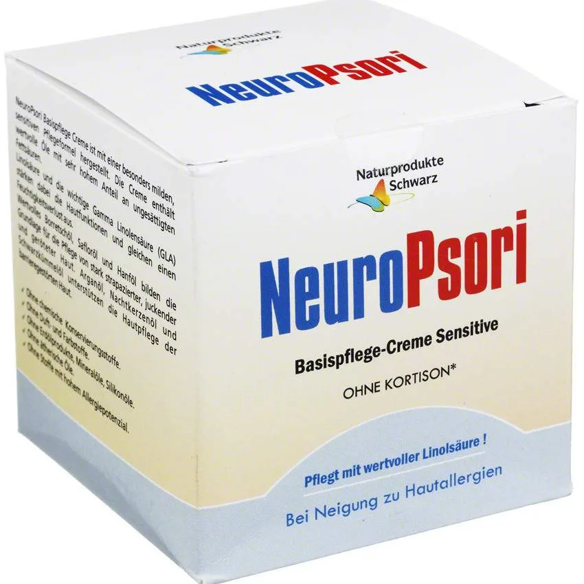 Neuropsori Basispflege Sensitive 100 ml Creme - Pflege bei Neurodermitis und Schuppenflechte
