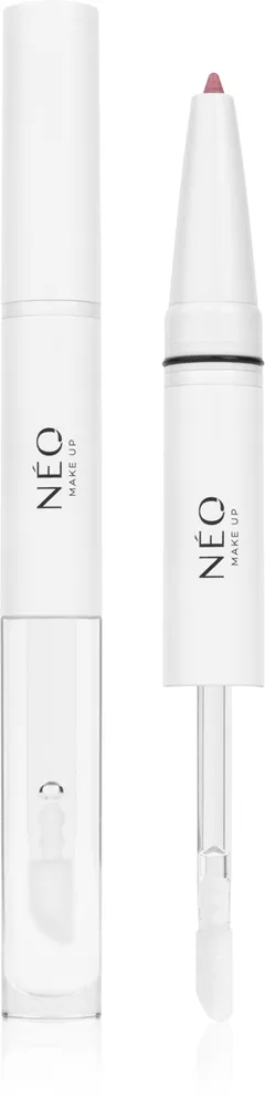 NEO MAKE UP Intense Serum 2in1 Lipliner & Lipgloss läppenna och läppglans Skugga 02 Blushing Pink 1 st.