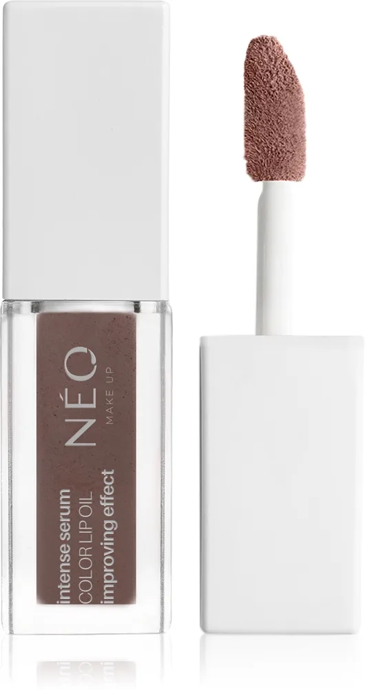 NEO MAKE UP Intense Serum Color Lip Oil Långvarig flytande läppstift Skugga 02 Rose Nude 4.5 ml