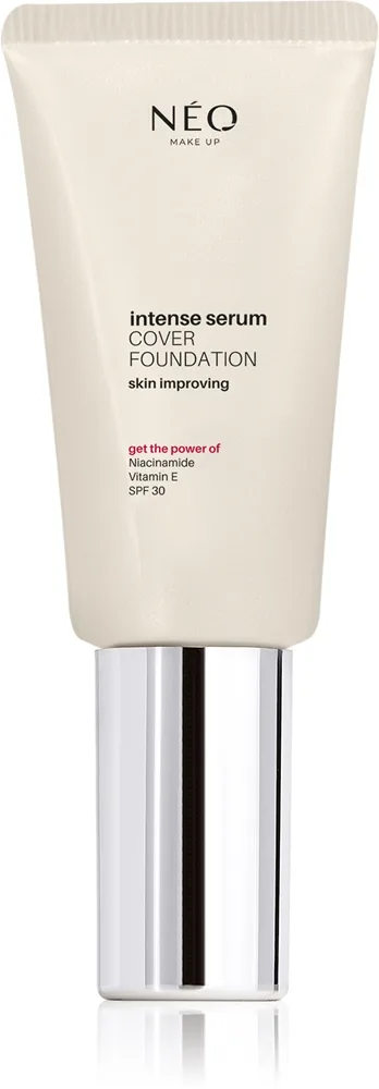 NEO MAKE UP Intense Serum Cover Foundation Naturlig avslutnings-foundation SPF 30 Skugga 02 Ivory 30 ml