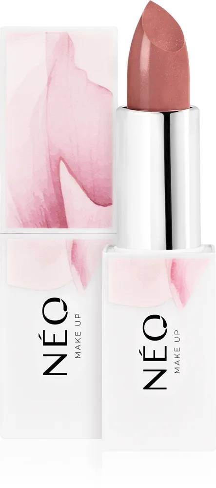 NEO MAKE UP Intense Serum Sheer Lipstick Cremet fugtgivende læbestift Skygge 05 Peachy Glass 4.3 g