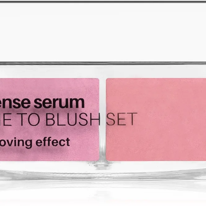 NEO MAKE UP Intense Serum Time To Blush Set Puderborste Skugga 01 Pink 6 g