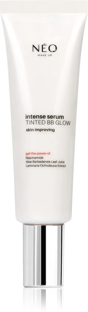 NEO MAKE UP Intense Serum Tinted BB Glow Cream Uppljusande BB kräm SPF 50 Skugga 02 Beige Glow 30 ml