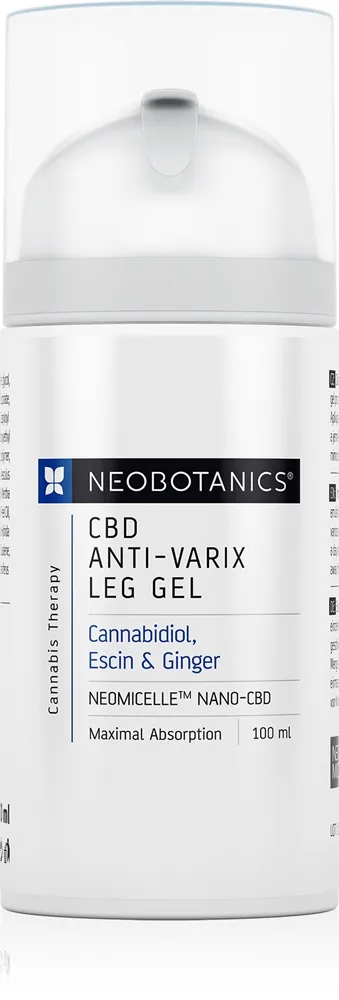 Neobotanics CBD Leg Gel Gel Emulsion För tunga och trötta ben 100 ml