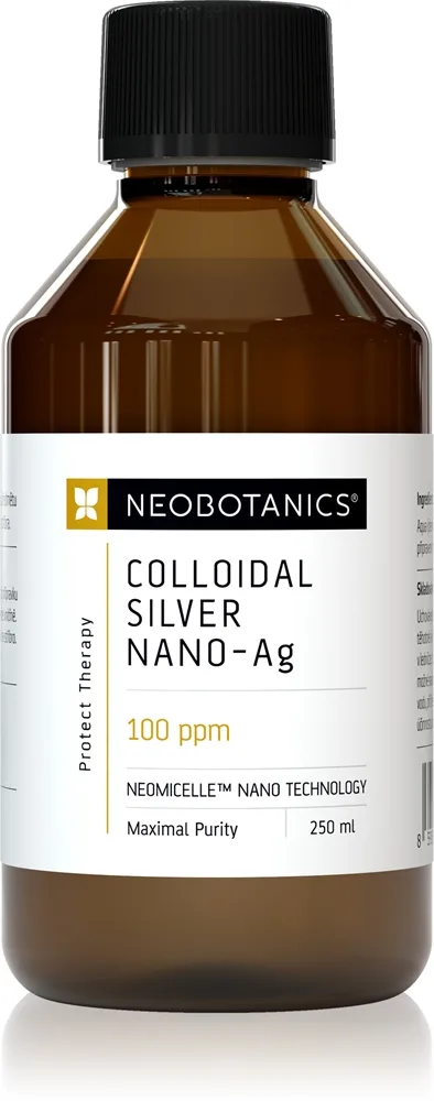 Neobotanics Colloidal Silver Nano-Ag 100 ppm Toner med kolloidalt silver 250 ml