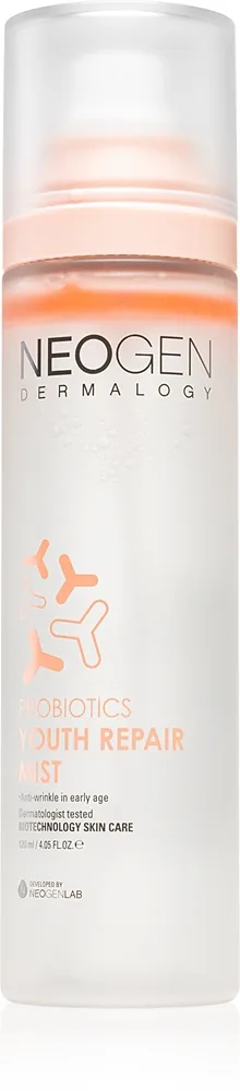 Neogen Dermalogy Probiotics Youth Repair Mist kosteuttava kasvosuihke sisältää keramideja 120 ml