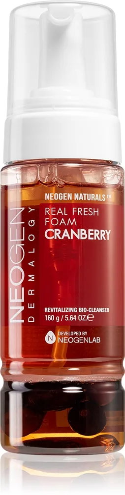 Neogen Dermalogy Real Fresh Cranberry Renseskum med regenerativ effekt 160 g