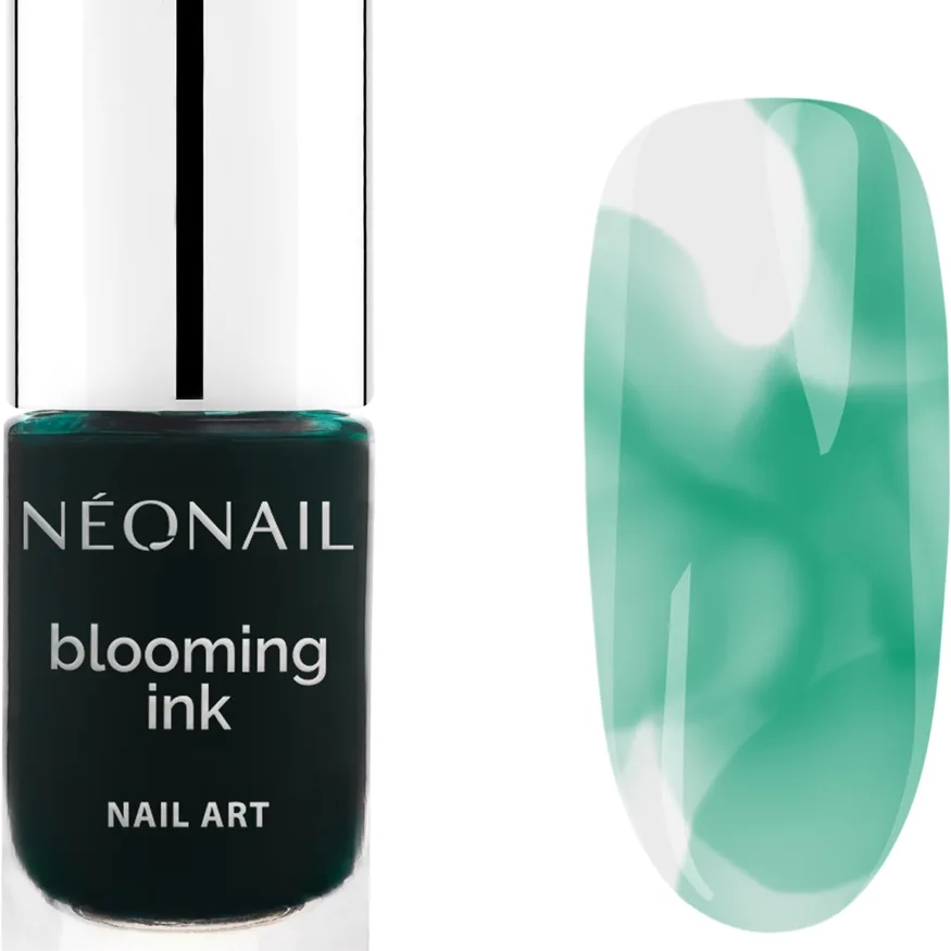 NEONAIL Blooming Ink Dekorativ neglelak Skygge Green 7.2 ml
