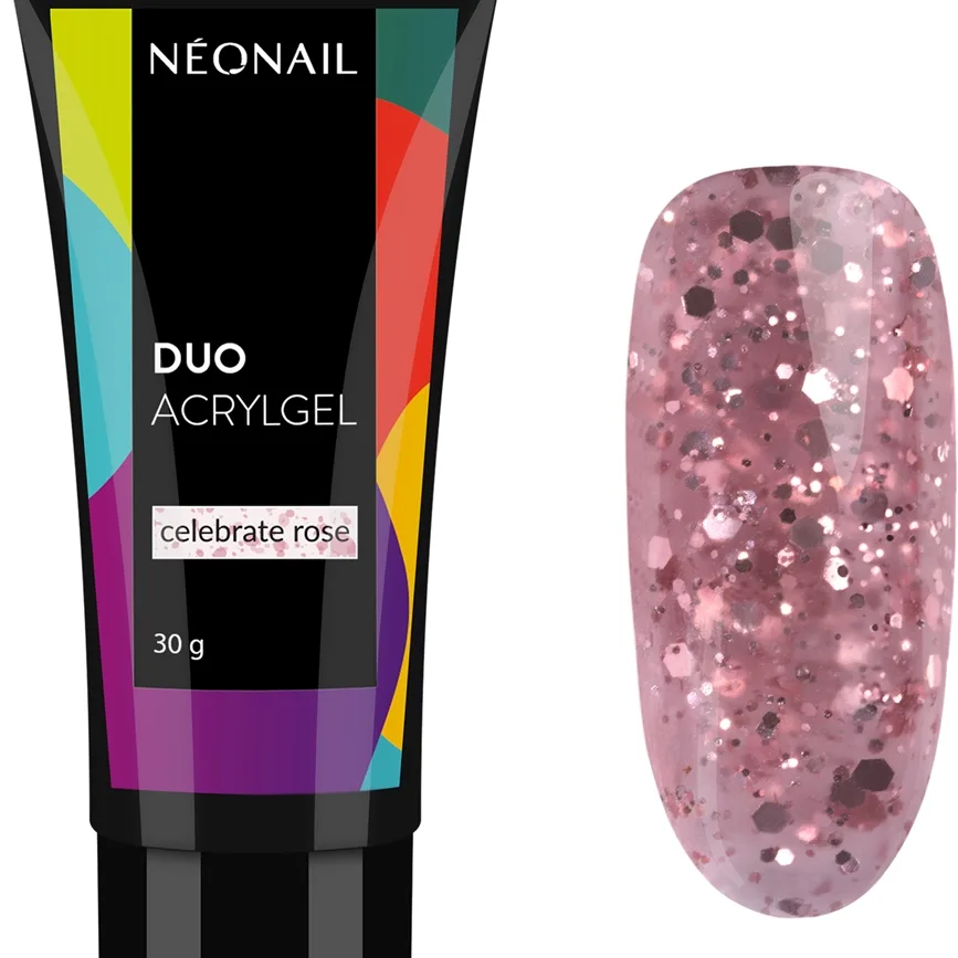 NEONAIL Duo Acrylgel Celebrate Rose geeli kynsien muotoiluun 30 g