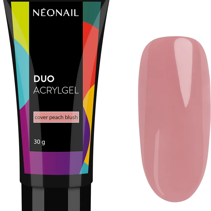 NEONAIL Duo Acrylgel Cover Peach Blush Gel för nagelmodellering 30 g