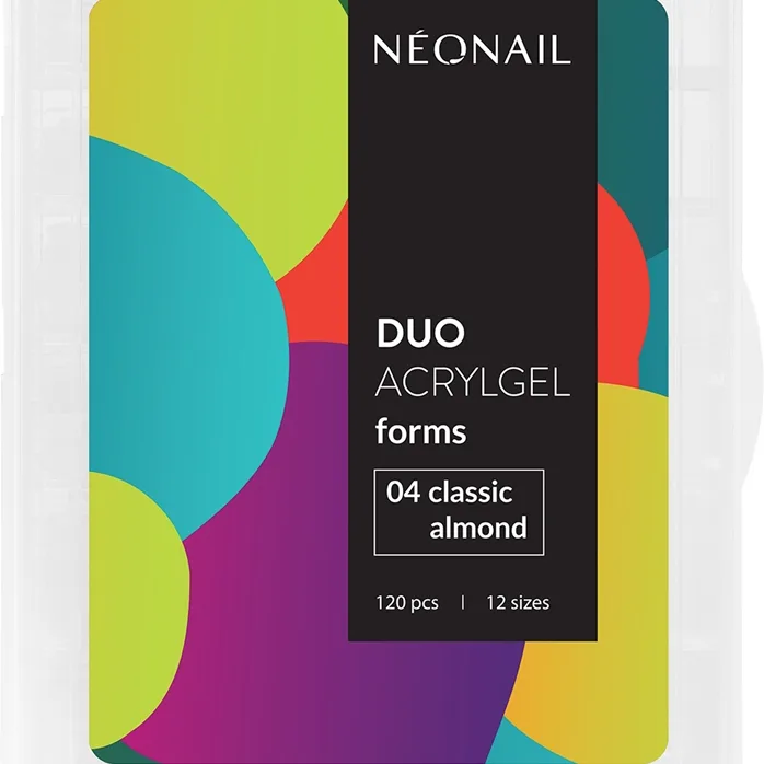 NEONAIL Duo Acrylgel Forms sabluunat kynsiin tyyppi 04 Classic Almond 120 kpl