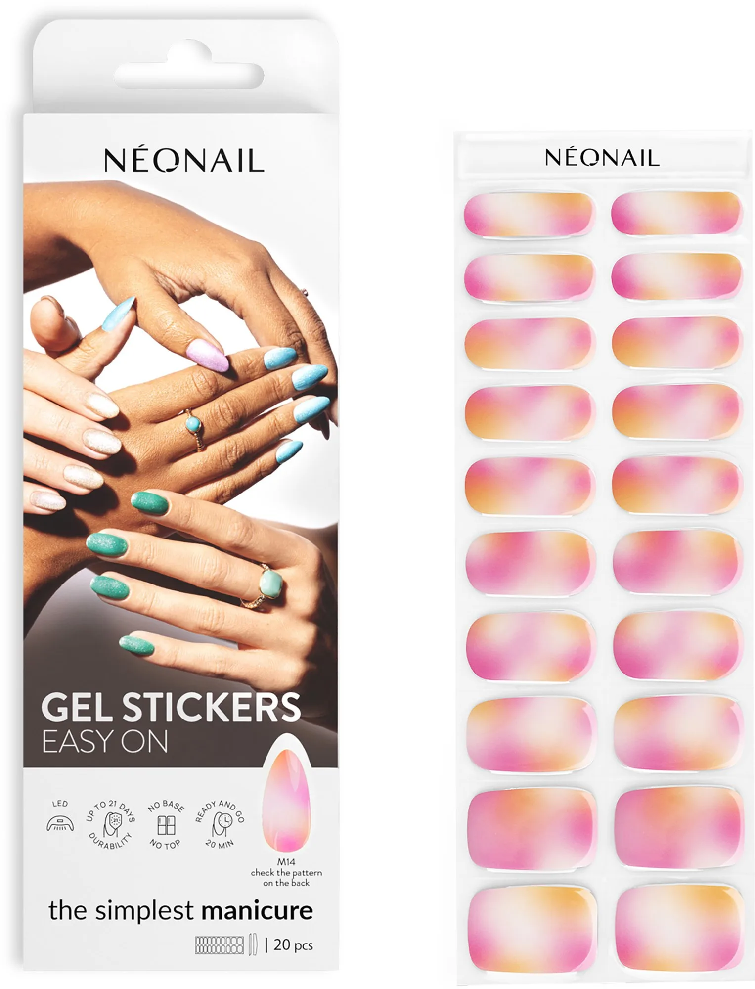 NEONAIL Gel Stickers Easy On Mani M14