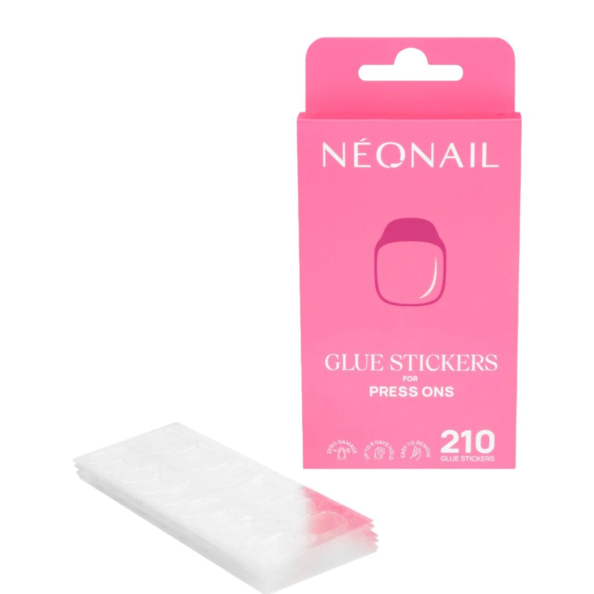NÉONAIL Flex Gel Press Ons Gluestickers Negleklistermærker