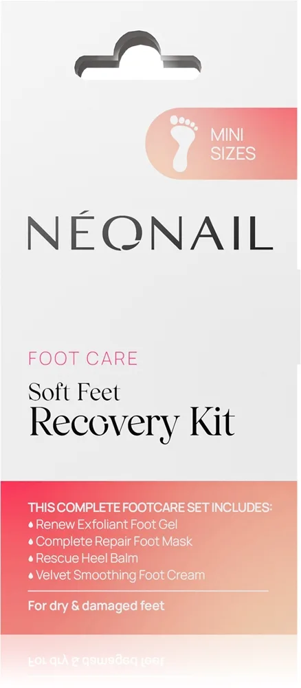 NEONAIL Foot Care Soft Feet Recovery Kit setti jalkoihin