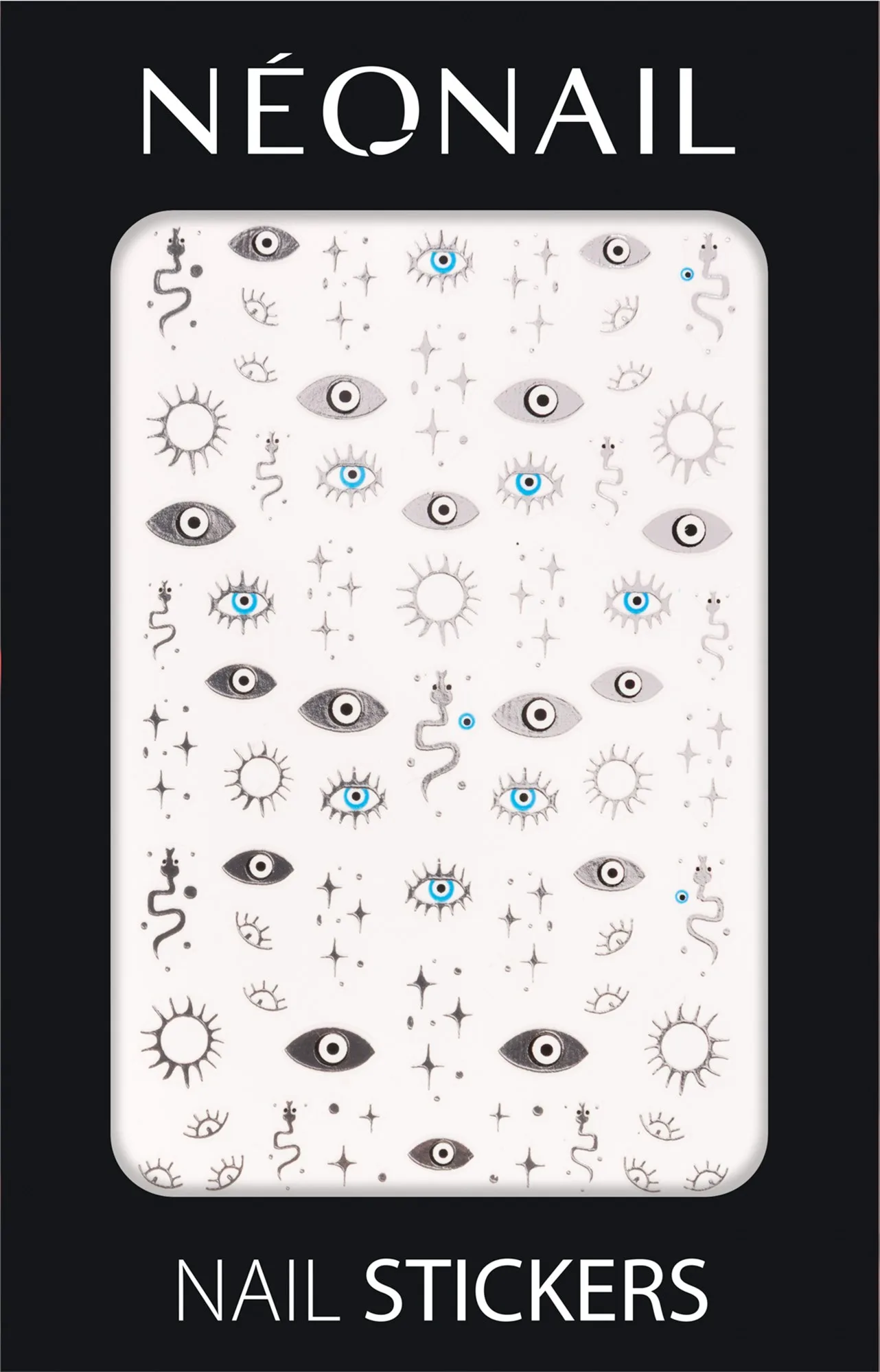 NEONAIL Let Them Glow Nail Stickers Boho Silver