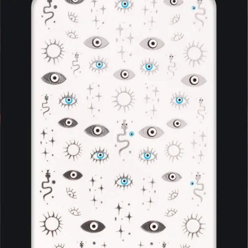 NEONAIL Let Them Glow Nail Stickers Boho Silver