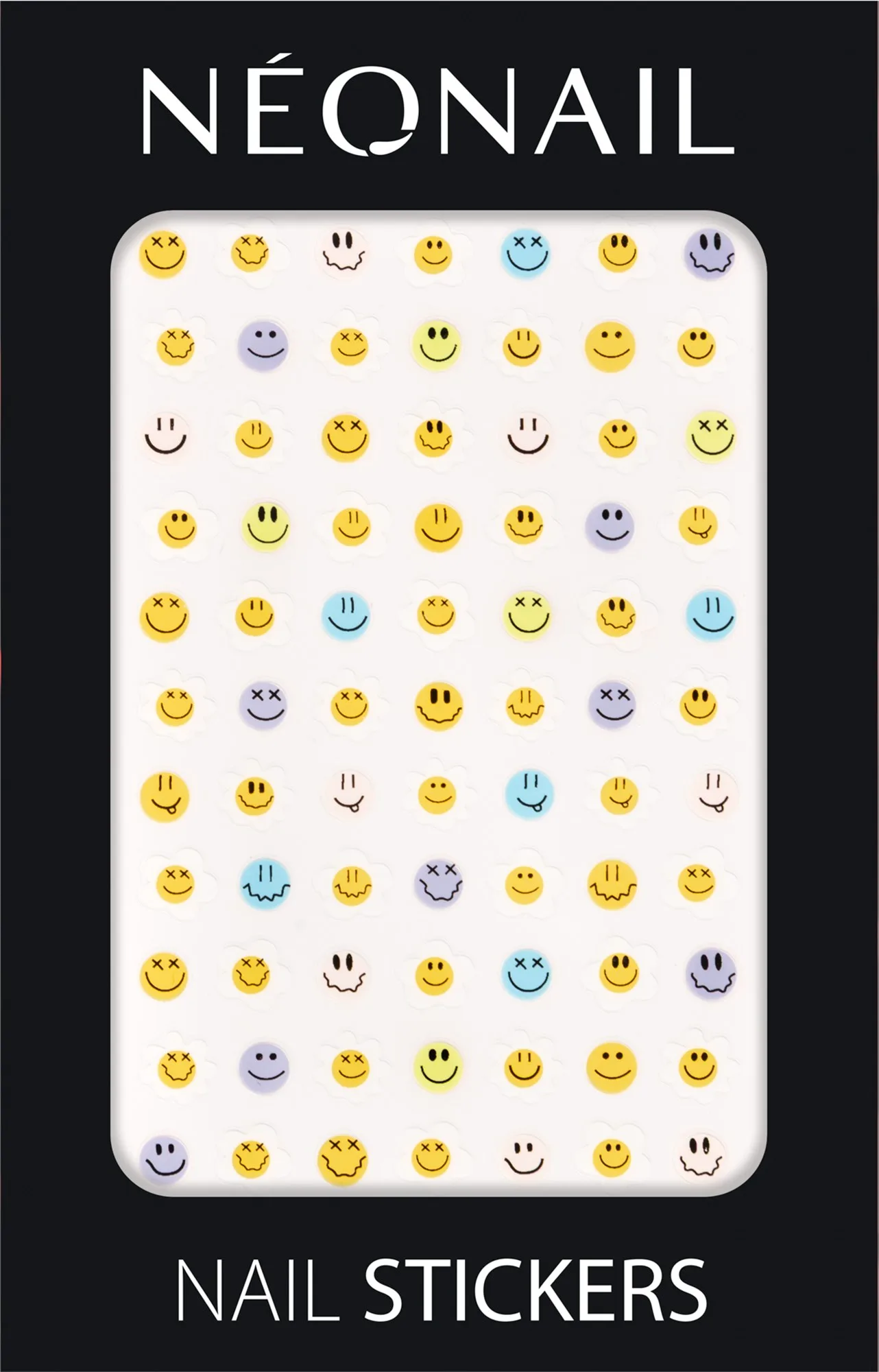 NEONAIL Let Them Glow Nail Stickers Smileys