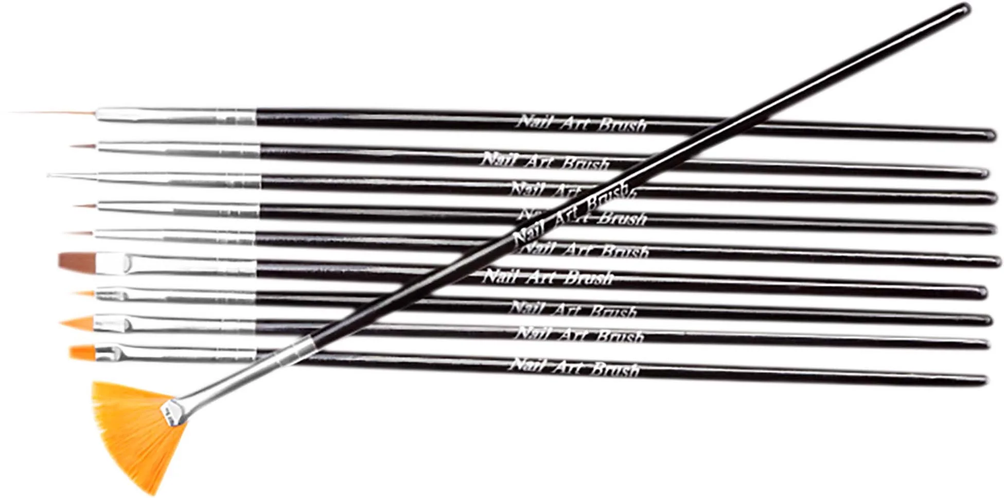 NEONAIL Set of 10 synthetic brushes