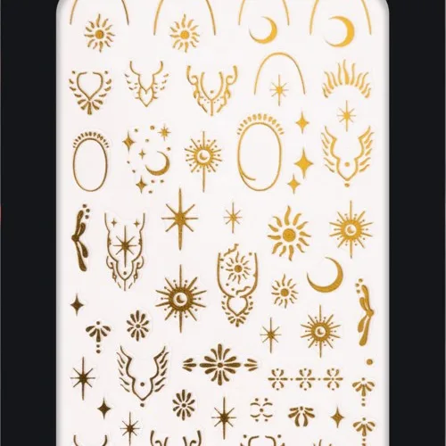 NEONAIL Nail Art Stickers 06 Astro Gold