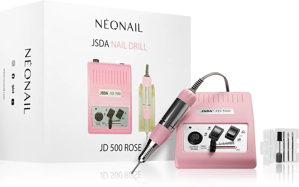 NEONAIL Nail Drill JSDA-JD 500 Rose elektrisk manicure-/pedicureapparat 1 stk.