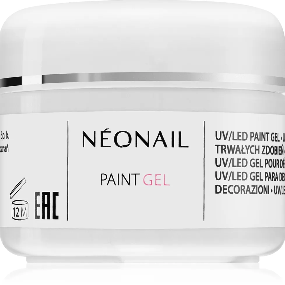 NEONAIL Paint Gel White Rose geeli kynsien muotoiluun 5 ml