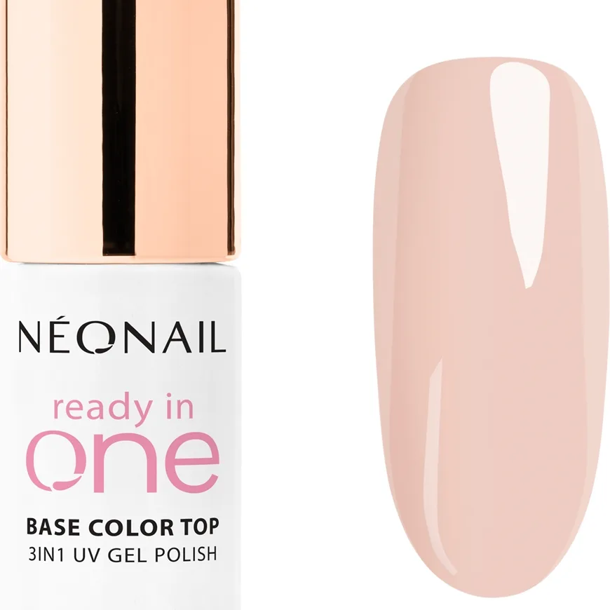 NEONAIL Ready In One 3in1 UV Gel Polish geelikynsilakka sisältää timanttipölyä sävy 03 One Apricot 7.2 ml