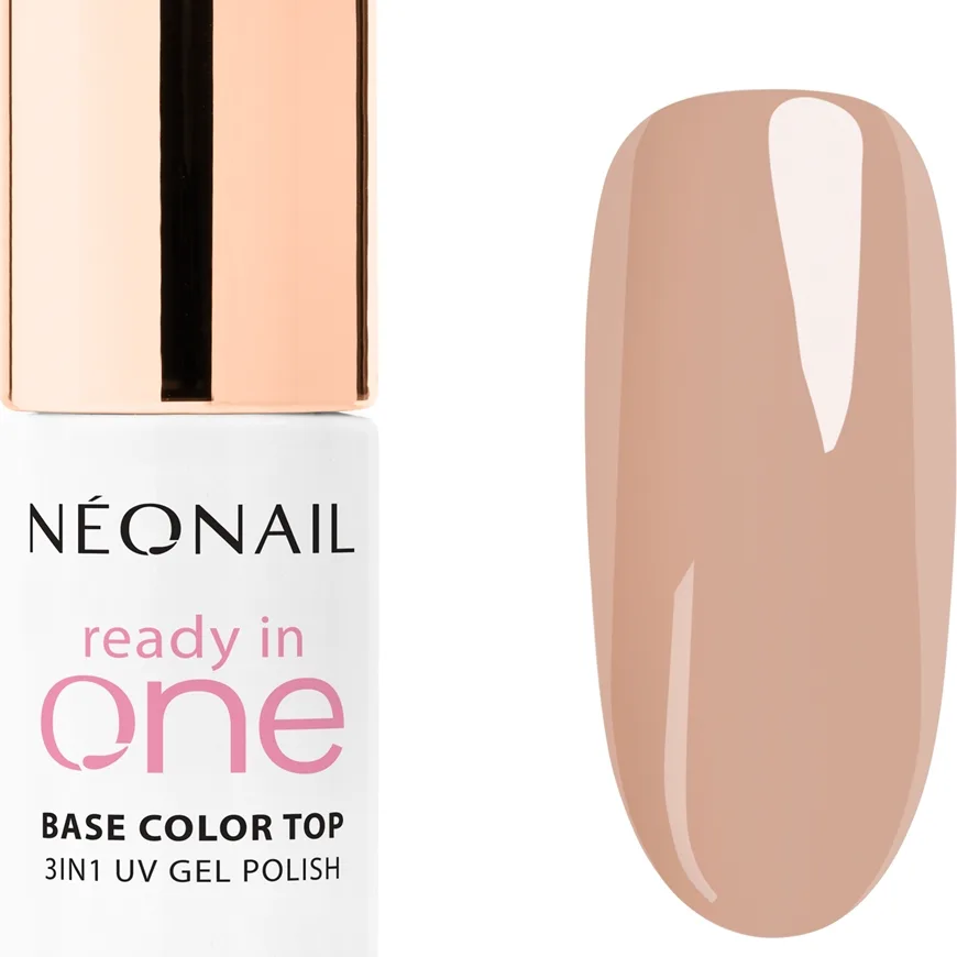 NEONAIL Ready In One 3in1 UV Gel Polish geelikynsilakka sisältää timanttipölyä sävy 05 One Sand Taupe 7.2 ml