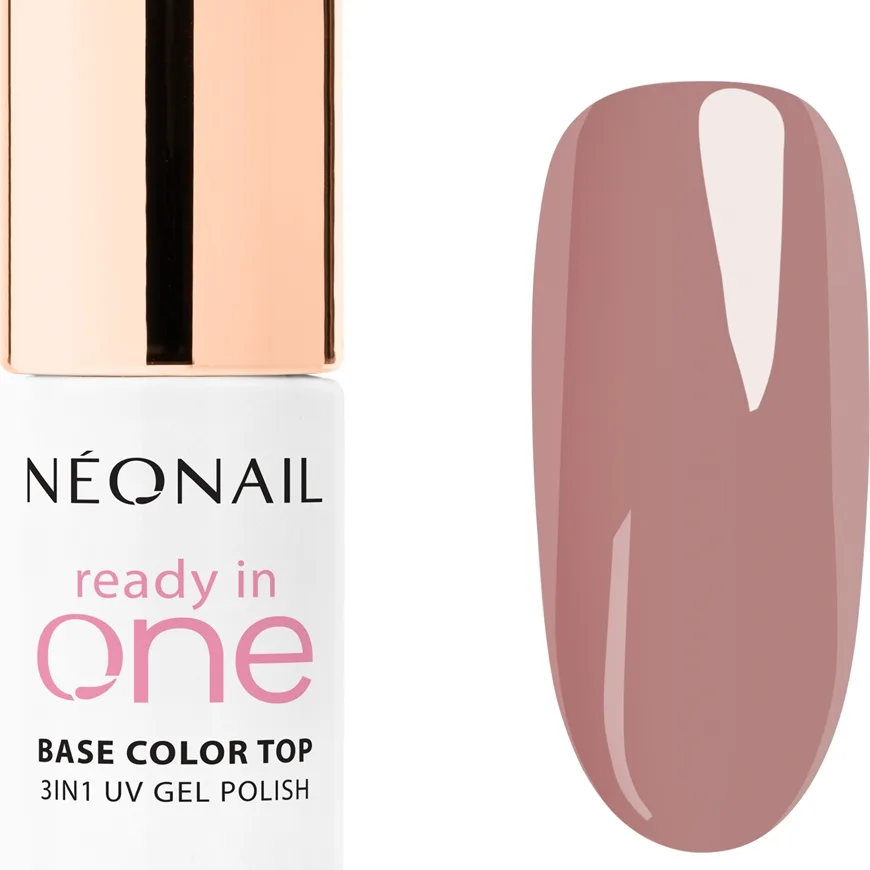 NEONAIL Ready In One 3in1 UV Gel Polish geelikynsilakka sisältää timanttipölyä sävy 06 One Dusty Rose 7.2 ml