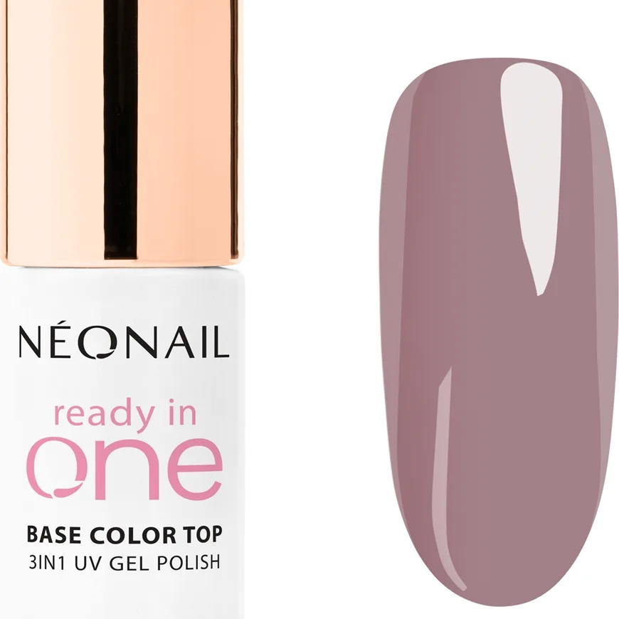 NEONAIL Ready In One 3in1 UV Gel Polish geelikynsilakka sisältää timanttipölyä sävy 08 One Mauve 7.2 ml