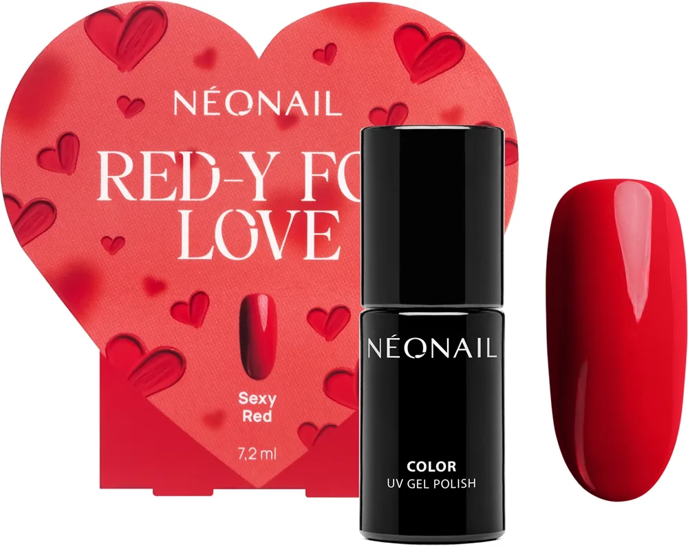 NEONAIL Special Set Red-y for Love Gel-nagellack (begränsad edition) Skugga Sexy Red 7.2 ml