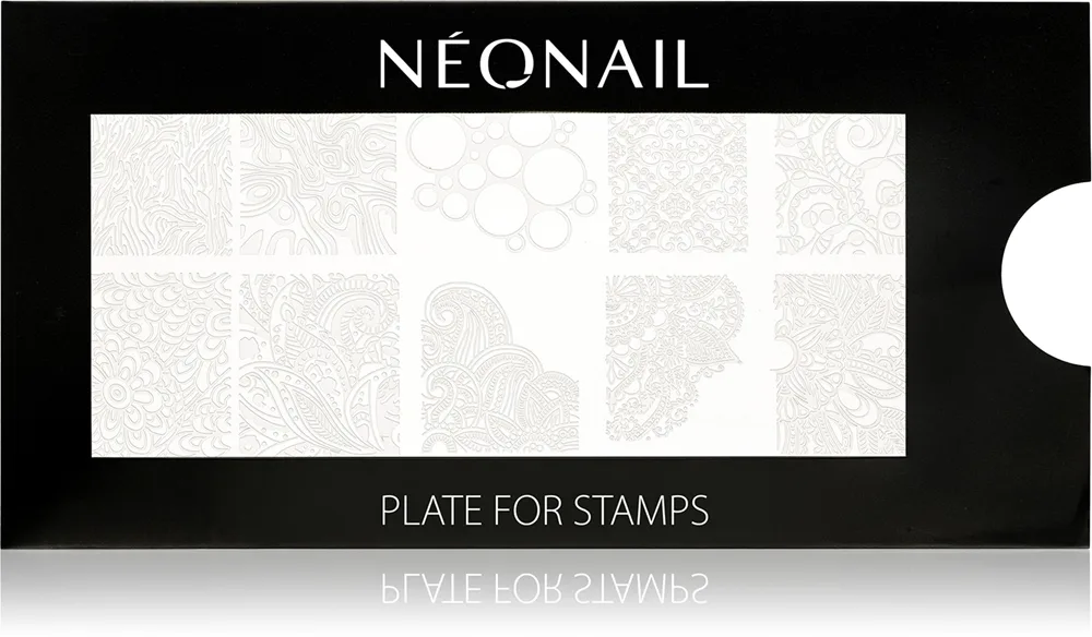 NEONAIL Stamping Plate skabeloner til negle type 04 1 stk.