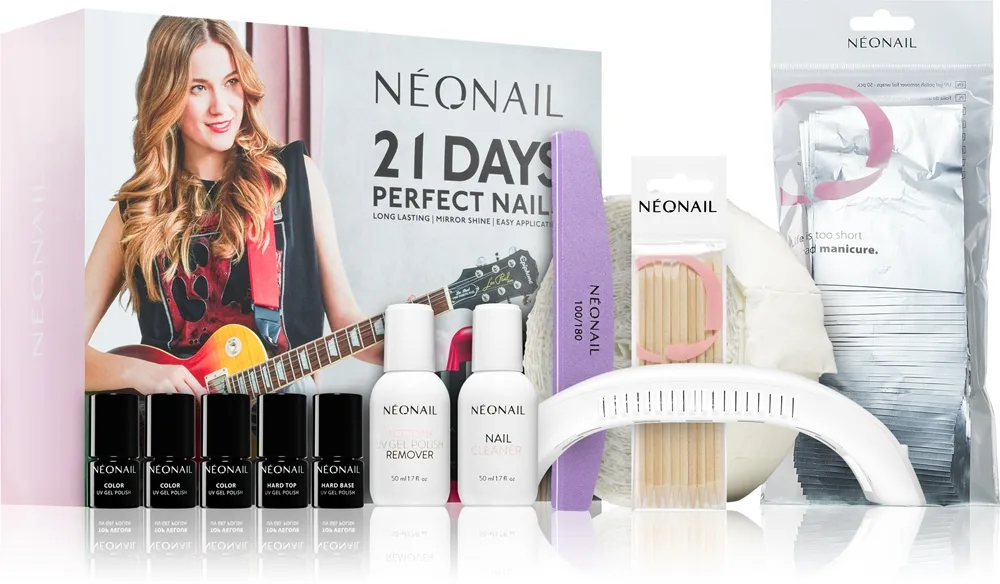 NEONAIL Starter Set 21 Days Perfect Nails setti täydelliseen manikyyriin