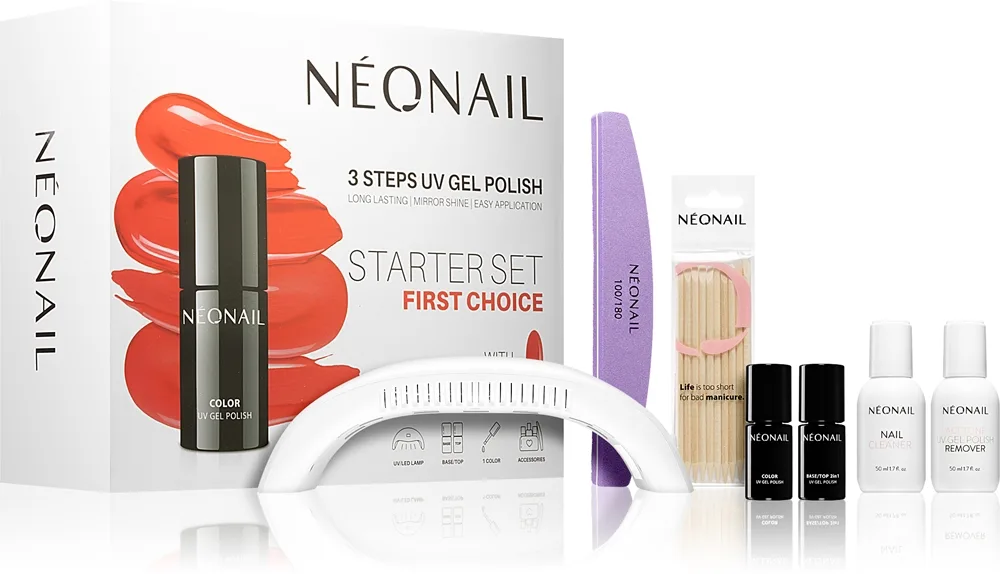 NEONAIL Starter Set First Choice lahjasetti kynsiin 1 kpl