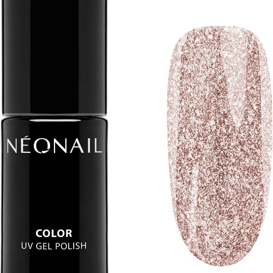 NEONAIL UV Gel Polish Color Geleneglelak til UV/LED hærdning Skygge Shimmering Goldrush 7.2 ml