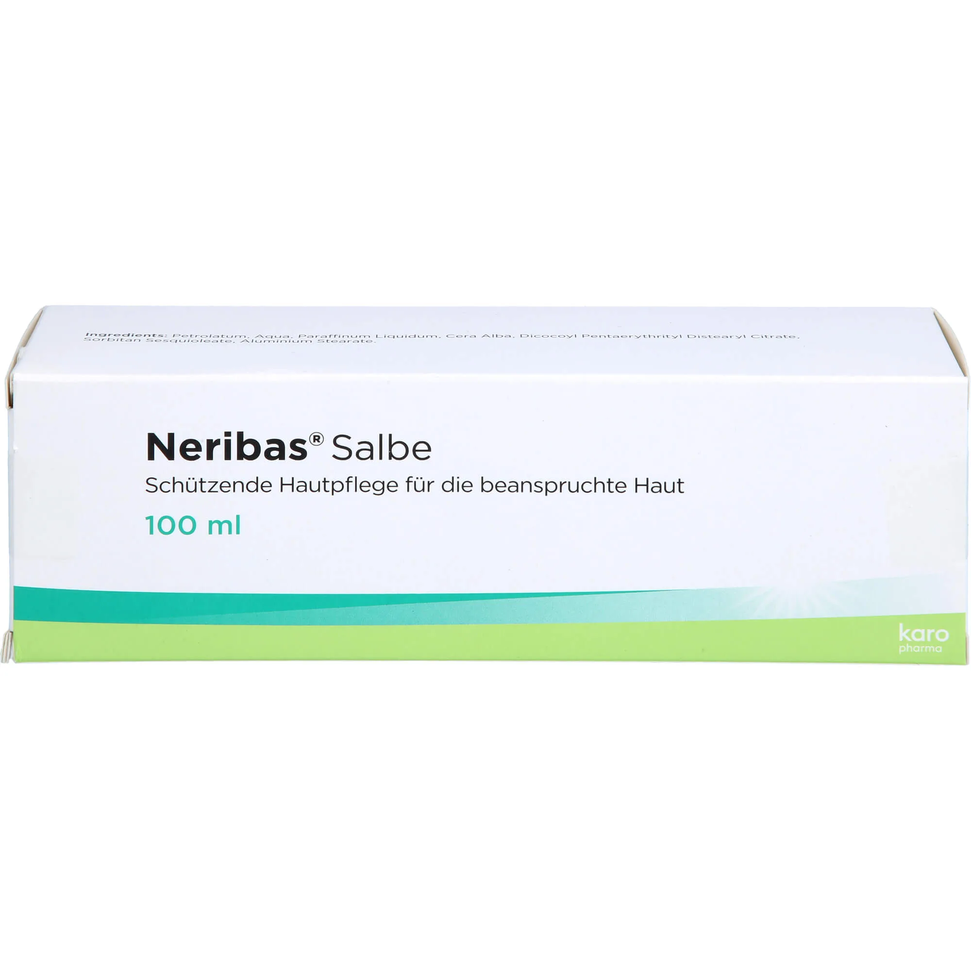 Neribas Salbe Hautpflegemittel für trockene und sehr trockene Haut, 100 ml Salbe