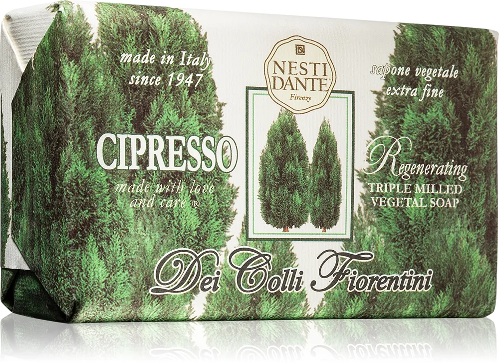 Nesti Dante Dei Colli Fiorentini Cypress Regenerating luonnollinen saippua 250 g