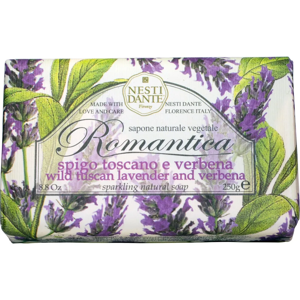 Nesti Dante Romantica Wild Tuscan Lavender and Verbena Naturlig tvål 250 g