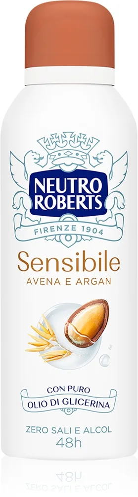 Neutro Roberts Avena e Argan Spray deodorant Med 48 timers effektivitet 50 ml