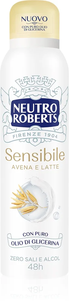 Neutro Roberts Avena e Latte deodoranttisuihke 48 tunnin vaikutus 150 ml