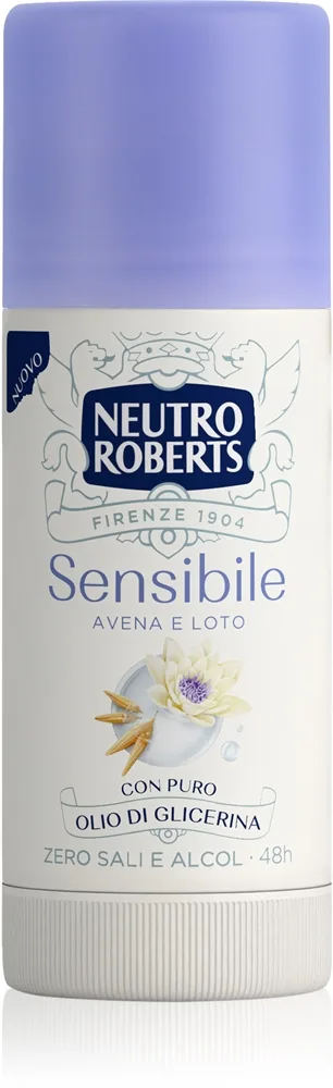 Neutro Roberts Avena e Loto Aluminium-fri deodorantsticka för känslig hud 40 ml