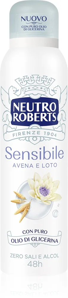 Neutro Roberts Avena e Loto Spray deodorant Med 48 timers effektivitet 150 ml