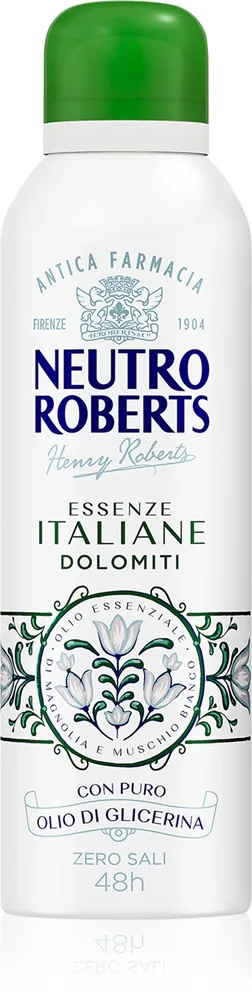 Neutro Roberts Italiane Dolomiti Spray deodorant Med 48 timers effektivitet 200 ml