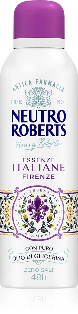 Neutro Roberts Italiane Firenze Spray deodorant Med 48 timers effektivitet 200 ml