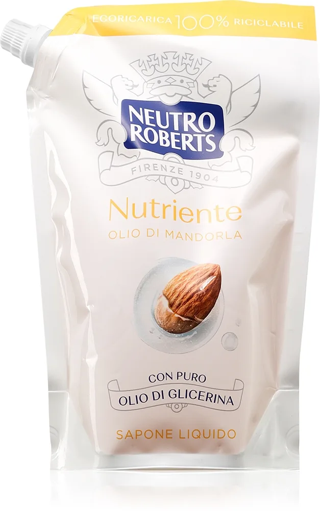 Neutro Roberts Olio di Mandorla Handtvål med vårdande effekt Påfyllning 400 ml