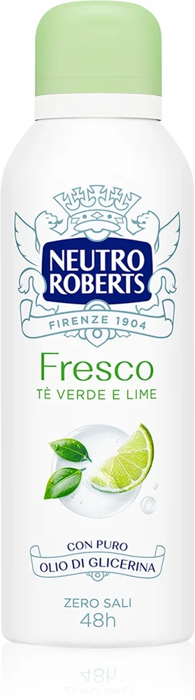 Neutro Roberts Tè Verde e Lime Spray deodorant Med 48 timers effektivitet 50 ml