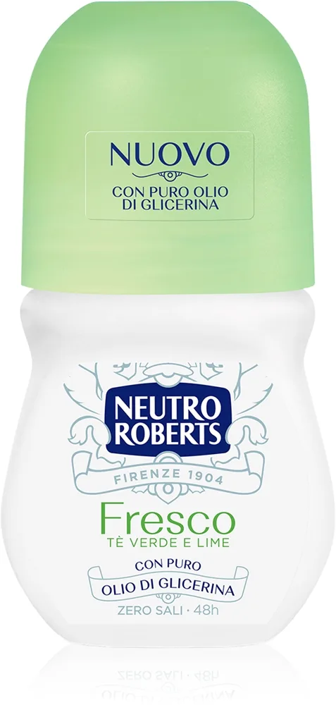 Neutro Roberts Tè Verde e Lime Roll-On Deodorant Med 48 timers effektivitet 50 ml
