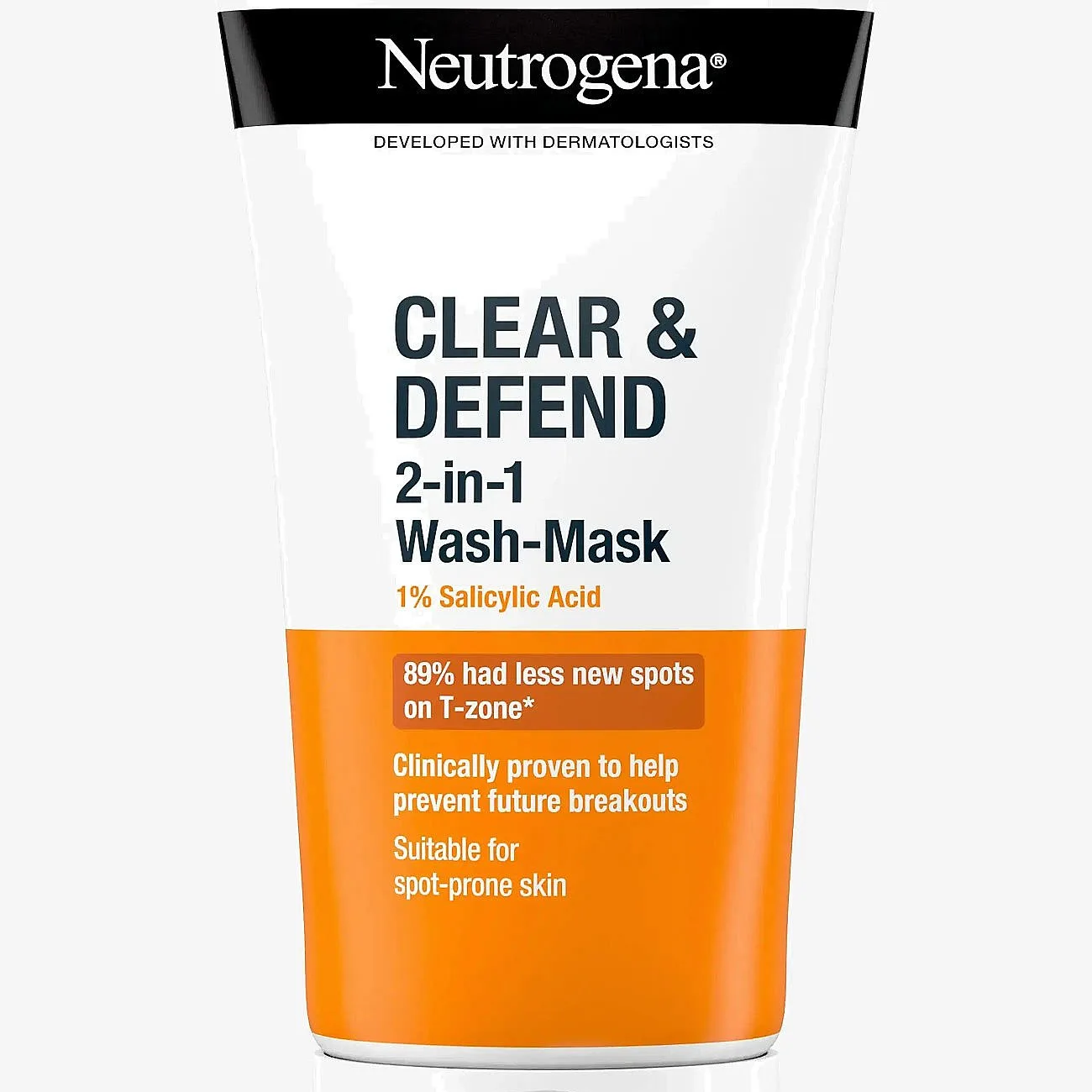 Neutrogena® Clear & Defend 1 % Salicylic Acid 2-in-1 Wash-Mask 150 ml