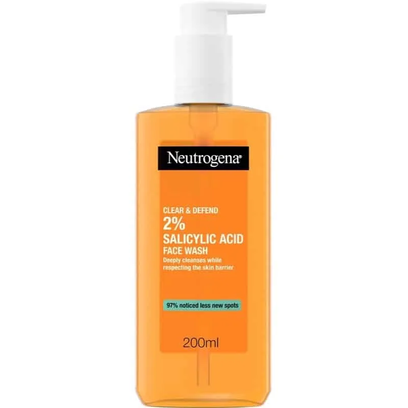 Neutrogena® Clear & Defend 2 % Salicylic Acid Face Wash 200 ml