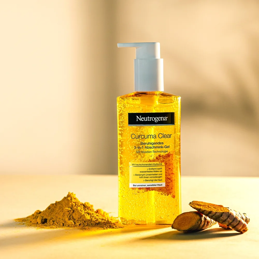 Neutrogena Curcuma Clear Micellär sminkborttagningsgel 200 ml